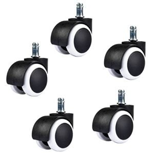 Dual Color Nylon Wheels Set Of 5